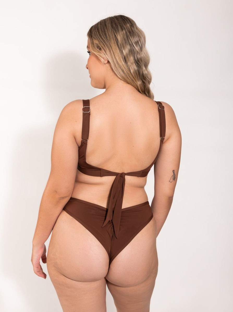 Swim ONEONE SWIMWEAR | Karina Top Cinnamon