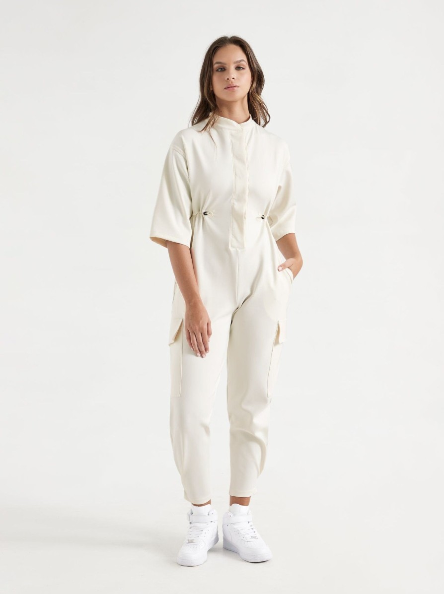 Clothing ONEONE SWIMWEAR Jumpsuits | Rossana Jumpsuit Ivory