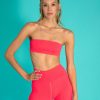 Clothing ONEONE SWIMWEAR Athleisure | Zaira Top Diva Pink