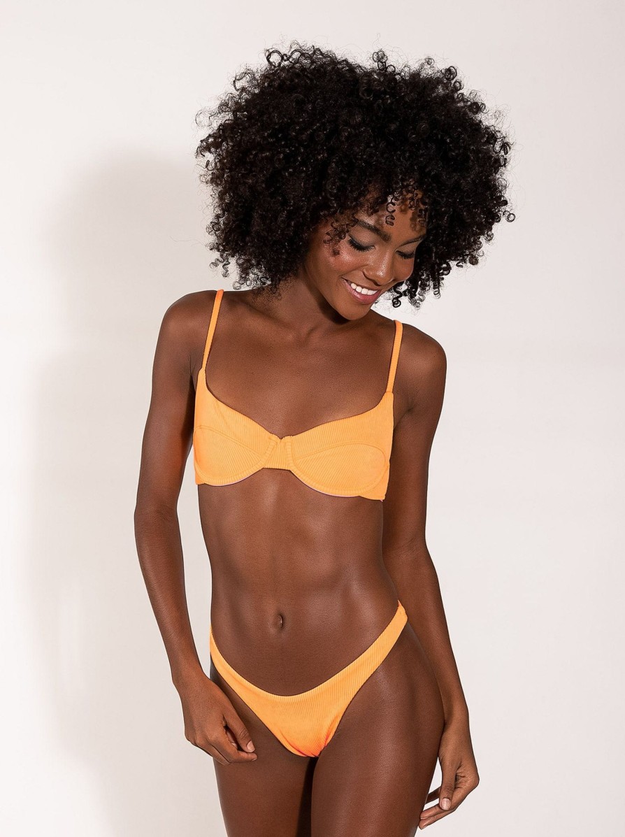 Swim ONEONE SWIMWEAR | Madison Bottom Orange Pop