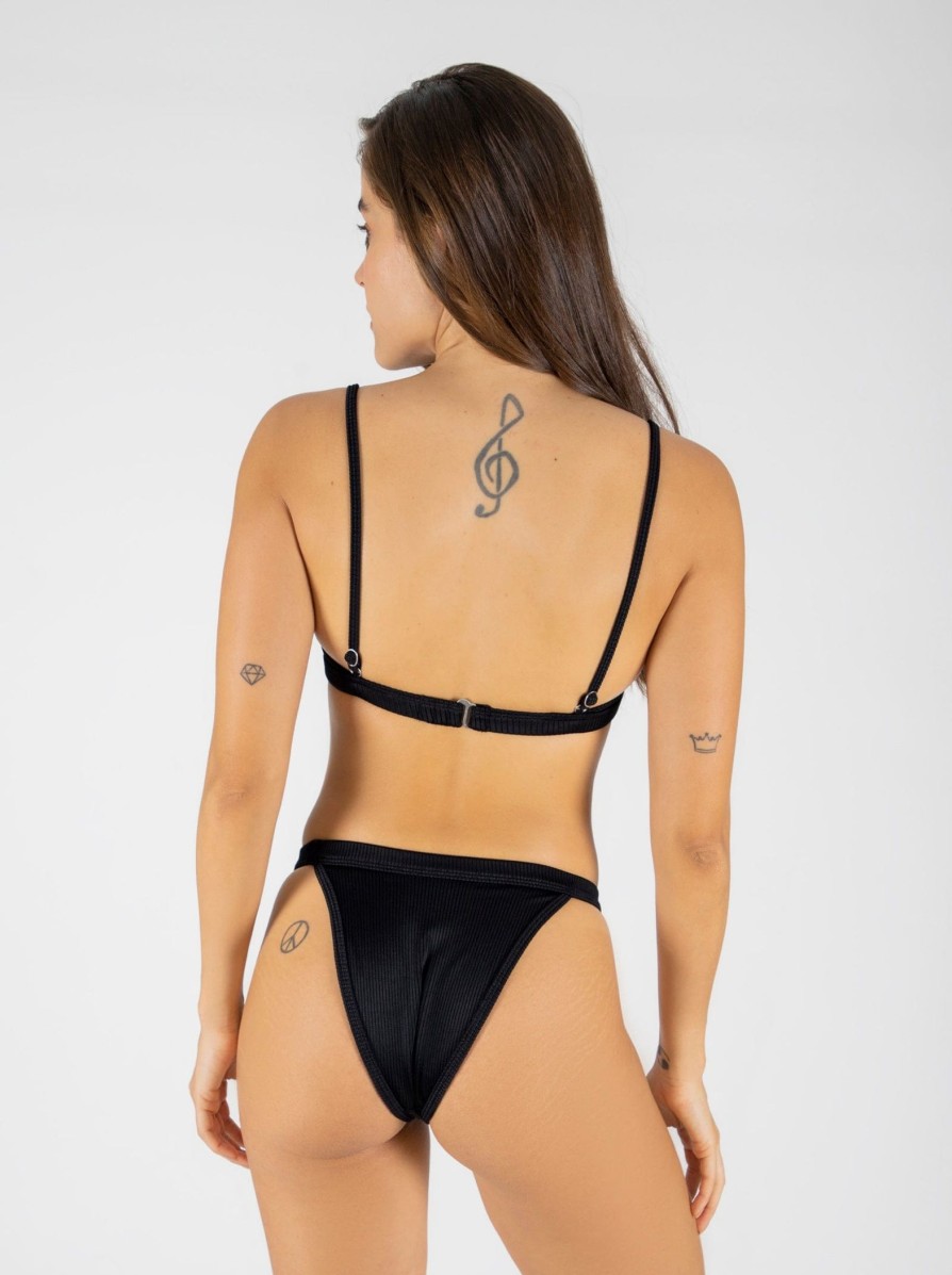 Swim ONEONE SWIMWEAR | Jenna Top Black