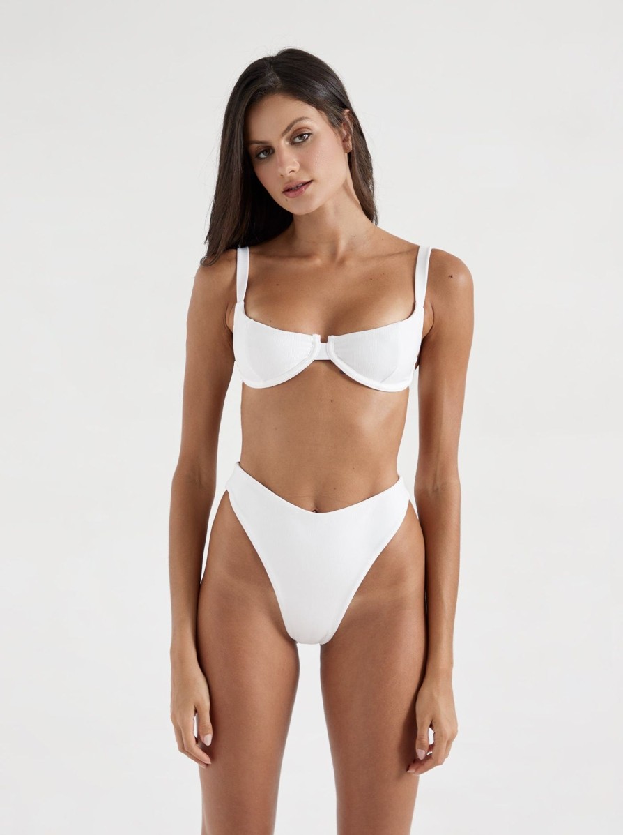 Swim ONEONE SWIMWEAR | Grace Top White